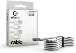 DREAMTECH USB Micro USB Átalakító Fehér 1m 117943 (117943)