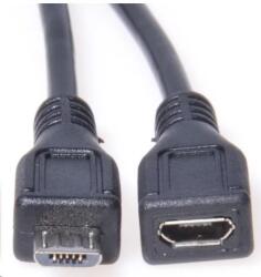 PremiumCord Micro USB Hosszabbító Fekete 2m ku2me2f (ku2me2f)