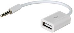Akyga USB Jack Átalakító Fehér 15cm AK-AD-24 (AK-AD-24)