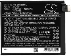 Cameron Sino OnePlus 8 5G CAMERON SINO Li-Polymer akku 3.85V/4200mAh, Oneplus BLP761 kompatibilis, FEKETE (CS-OPA800SL)