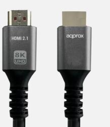 Approx HDMI 2.1 Összekötő Fekete 1m APPC62 (APPC62)