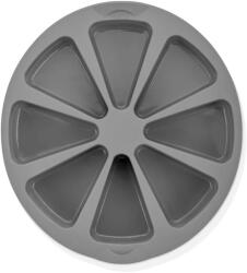 IRIS SL-3202 Szilikon sütőforma 8 szeletes/szürke/fekete/piros (SL-3202)