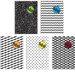 Patria Design B&W A4 80 lapos kockás spirálfüzet P1112-1735 (P1112-1735)