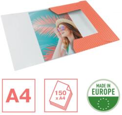 Esselte Colour Breeze karton gumis mappa korall (628494)