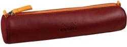 Clairefontaine Rhodiarama 21.5x5cm hengeres műbőr burgundivörös tolltartó P0016-0746 (P0016-0746)