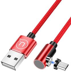 USAMS USB Micro USB Átalakító Piros 1m SJ446USB02 (SJ446USB02)