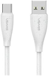 USAMS GREEN SERIES adatkábel USB - Type-C, 100cm, FEHÉR (SJ714USB02)