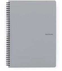 KARTON P+P Pastelini spirálfüzet A4 60 lapos vonalas Grey (8-804)