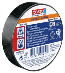 TESA Szigetelőszalag 19 mm x 20 m "Professional" fekete (53988-00011-00)