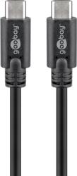 Goobay USB 3.0 Type C Összekötő Fekete 2m 66508 (66508)