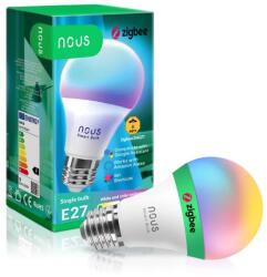 NOUS P3Z okos Tuya Zigbee RGB izzó E27 (NOU-LAM-P3Z-E27-RGB-TUYA-ZB)