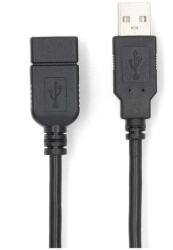 Nedis USB Hosszabbító Fekete 2m CCGL60010BK20 (CCGL60010BK20)