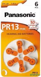 Panasonic PR13 hallókészülék elem 6db (PR13L/6DC_CAPUP)