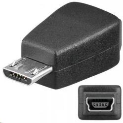 PremiumCord Mini USB Micro USB Átalakító Fekete 3cm kur-11 (kur-11)