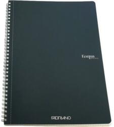 Fedrigoni Ecoqua A4 70 lapos kockás spirálfüzet sötétzöld (19290110)