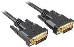 Sharkoon DVI-D Összekötő Fekete 5m 4044951009107 (4044951009107)
