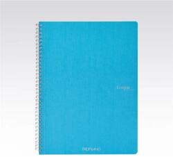 Fedrigoni Ecoqua A4 70 lapos sima spirálfüzet türkiz (19290011)
