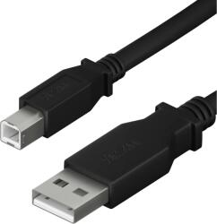 YENKEE USB Összekötő Fekete 3m YCU 016 BK (YCU 016 BK)
