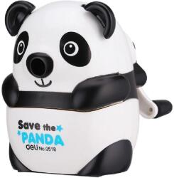 Deli Panda asztali hegyezőgép fekete-fehér (DEL00518)