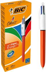 BIC 4 Colours Fine Golyóstoll 0.3 mm nyomógombos négyszínű (982867)