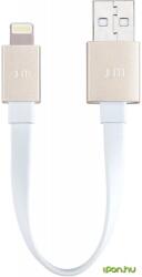 JUSTMOBILE USB Lightning Töltő/adatkábel Arany 10cm DC258GD (DC258GD)