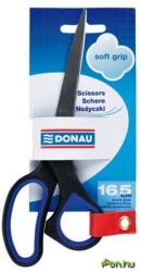DONAU SOFT GRIP olló 16cm fekete-kék