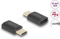Delock USB 4.0 Type C Toldó Antracit 2cm 60237 (60237)
