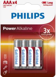 Philips Power alkáli mikro ceruza elem (AAA) 4db (LR03P4B/10)