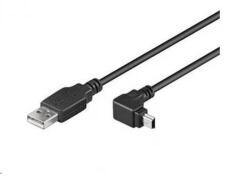 PremiumCord USB Mini USB Átalakító Fekete 1.8m ku2m2a-90 (ku2m2a-90)