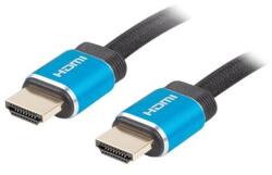 Lanberg HDMI 2.0 Összekötő Fekete 1m CA-HDMI-P20CU-0010-BK (CA-HDMI-P20CU-0010-BK)