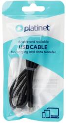 Platinet USB 2.0 Type C Összekötő Fekete 1m PSCCC120TB (PSCCC120TB)