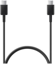 Samsung adatkábel (Type-C - Type-C. EP-DN970. gyorstöltő. 100cm) FEKETE OEM/bulk csomagolás (EP-DN970CBE / EP-DN970BBE / GH39-020)
