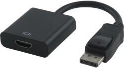 SBOX DisplayPort HDMI Átalakító Fekete 13cm AD. DP-HDMI/R (AD.DP-HDMI/R)