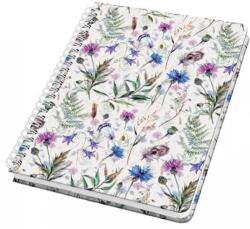 Sigel Jolie Spirálfüzet 162x215 mm pontrácsos 60 lap keményfedeles Misty Meadows (JN618)