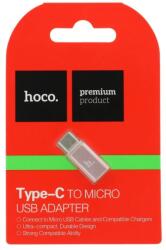 hoco. USB 2.0 Type C Micro USB Átalakító Rózsaszín 3cm HC031253 (HC031253)