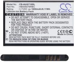 Cameron Sino Huawei Y3 II CAMERON SINO Li-Ion akku 3.7V/1650mAh, Huawei HB505076RBC kompatibilis, FEKETE (CS-HUG710SL)