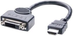 Lindy HDMI DVI-D Átalakító Fekete 20cm 41227 (41227)