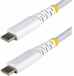 StarTech USB-C töltőkábel 30cm 60W PD fehér USB2CC30CMNCBRWH (USB2CC30CMNCBRWH)
