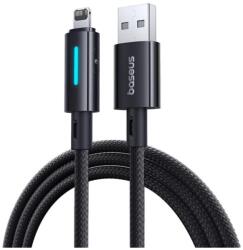 Baseus Apple iPod touch 5 BASEUS adatkábel USB - lightning, LED kijelző, FEKETE (P10379003121-00)