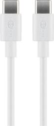 Goobay USB 2.0 Type C Összekötő Fehér 50cm 66315 (66315)