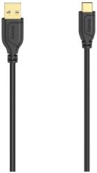 Hama USB 2.0 Type C Átalakító Fekete 75cm 200634 (200634)