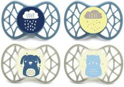 Nuvita Orthosoft Air55 4db-os cumi szett 6+ Powder Blue/Sage Green - 70844 (5350555031857)