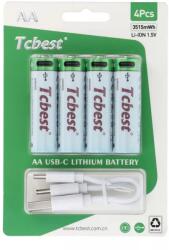 Tcbest Újratölthető R6 ceruza akku (AA) 950mah 4db