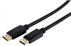 C-TECH DisplayPort 1.2/1.2a Összekötő Fekete 50cm CB-DP12-05 (CB-DP12-05)