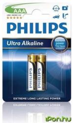 Philips Ultra alkáli mikro ceruza elem (AAA) 2db (LR03E2B/10)