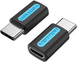 Vention USB 2.0 Type C Micro USB Átalakító Fekete 3cm CDXB0 (CDXB0)