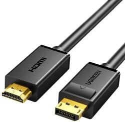 UGREEN DisplayPort HDMI Átalakító Fekete 1m 10238 (6957303812387)