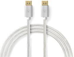 Nedis DisplayPort 1.4 Összekötő Ezüst 2m CCTB37014AL20 (CCTB37014AL20)