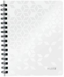 Leitz WOW spirálfüzet A5 vonalas fehér (46390001)