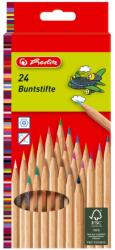 Herlitz 08660524 Színes ceruza / 24 szín natúrfa (08660524)
